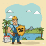 Planificación de proyectos de construcción 2025 en Oficina del Contratista.